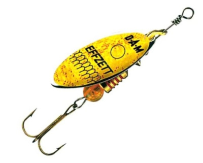 Блесна Dam FZ Predator Spinner Yellow Glitter №4 17г