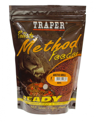 Пеллеты Traper Method Feeder, 2mm, 500g, Kryl