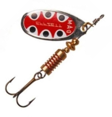 Блесна Dam FZ Standart Spinner Silver Black Dot №2 4г