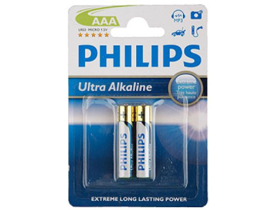 Батарейка Philips LR3-2BL (24) (144)