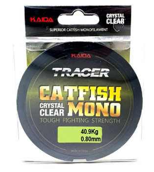 Леска Kaida Tracer Catfish Mono Crystal Clear  (0,80мм, 150м)