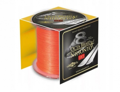 Плетеный шнур Mikado Nihonto Octa Braid (Orange), 300m