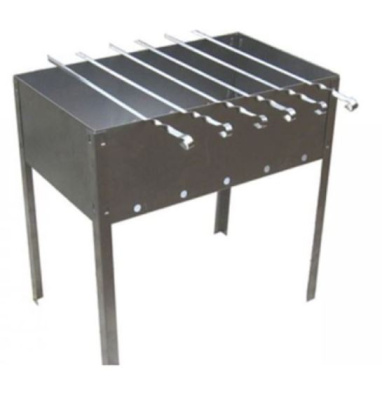 Мангал Домашний сундук Тайга Плюс сборный 400*250*400мм с 6 шампурами 370мм Мангал Домашний сундук Тайга Плюс сборный 400*250*400мм с 6 шампурами 370мм