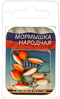 Мормышка фосфорная Lumicom №6 (№8, Orange)