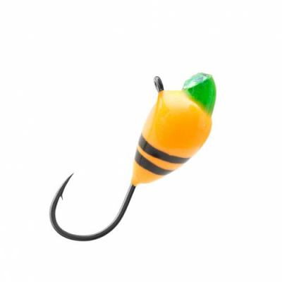 Мормышка вольфрамовая Lumicom Капля с ушком (обмазка с камнем-винт), d 2.50mm Мормышка вольфрамовая Lumicom Капля с ушком (обмазка с камнем-винт), d 2.50mm