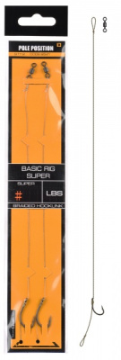 Крючок + поводок Spro Pole Position Basic Rig Super, 19cm, 25 lb, №8 (2шт) Крючок + поводок Spro Pole Position Basic Rig Super, 19cm, 25 lb, №8 (2шт)