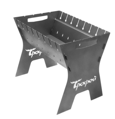 Мангал Трофей разборный 490*310*370мм сталь 2мм