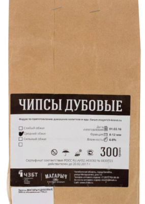 Чипсы дубовые 300г¶