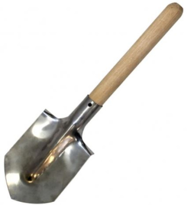 Лопата Следопыт штыковая нержавеющая сталь деревяный черенок Лопата Следопыт штыковая нержавеющая сталь деревяный черенок