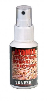 Атрактант-спрей Traper Atomix, 50ml, Czerwone Robaki