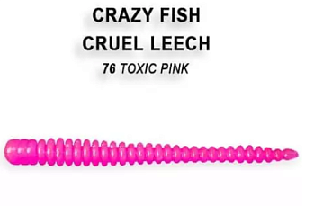 Приманка силиконовая Crazy Fish Cruel Leech 2.2" 5,5см (8-55-76-6)