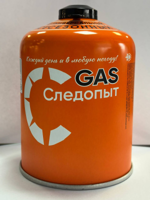 Газ Следопыт для портативных плит металлический баллон 450г резьб. всесезонный
