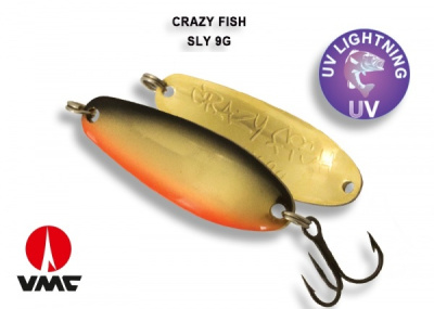 Блесна колеблющаяся Crazy Fish SLY 9 г Блесна колеблющаяся Crazy Fish SLY 9 г