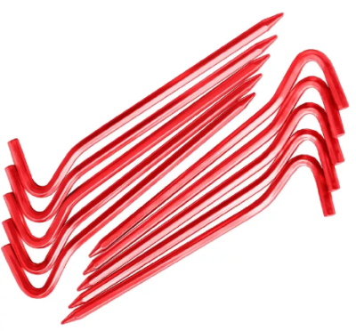 Комплект колышков шестигранных v2 (красный металлик)¶ Комплект колышков шестигранных v2 (красный металлик)¶