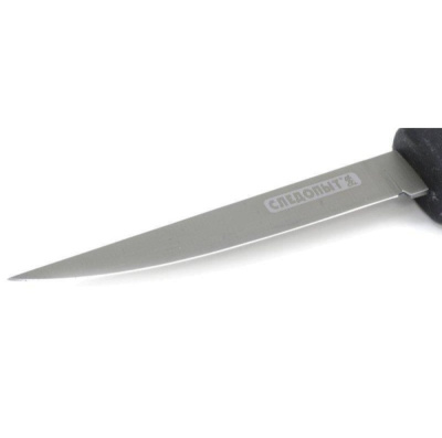 Нож разделочный Следопыт клинок 150мм прорезиненная ручка в чехле