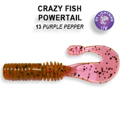 Приманка силиконовая Crazy Fish Powertail