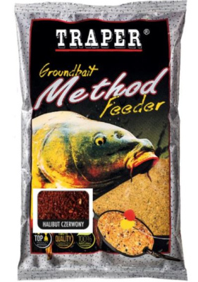 Прикормка Traper Method Feeder Halibut Red 750г