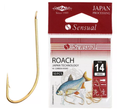 Крючок одинарный Mikado Sensual Roach G №14