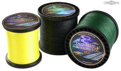 Плетеный шнур Mikado Nihonto Octa Braid (Green), 3000m Плетеный шнур Mikado Nihonto Octa Braid (Green), 3000m