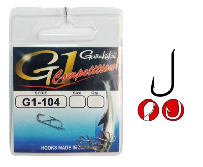 Крючки Gamakatsu G-1 Competition G-104, №16 Крючки Gamakatsu G-1 Competition G-104, №16