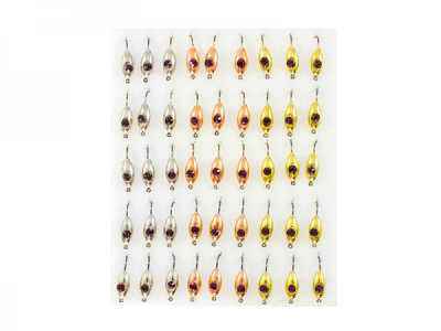 Мормышка РВС тип-33 лодочка + камень (пл.45шт)¶ Мормышка РВС тип-33 лодочка + камень (пл.45шт)¶