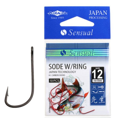 Крючки Mikado Sensual Sode W/Ring, №12 BN (10шт)
