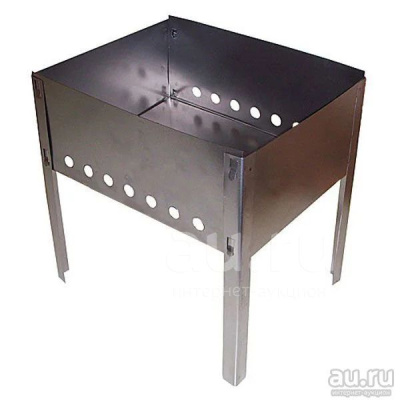 Мангал Метиз 300*250*300мм сталь 0,3мм Мангал Метиз 300*250*300мм сталь 0,3мм