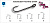 Крючок одинарный Crazy Fish Round Bent Fixative RBFS-6 10, №6 (10шт)