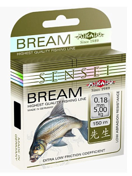 Леска Mikado Sensei Bream 150м (0.18mm)