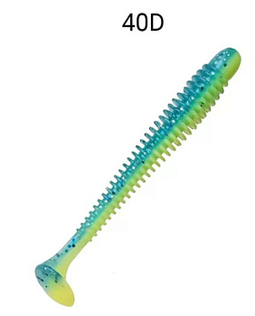 Приманка силиконовая Crazy Fish Vibro Worm 3.4" 8,5см (13-85-40d-6)