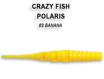 Приманка силиконовая Crazy Fish Polaris 1.8" 4,5см  (5-45-3-1)