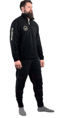 Кофта Alaskan North Wind флисовая черная Кофта Alaskan North Wind флисовая черная