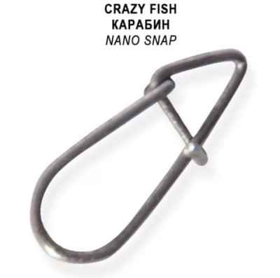 Карабин Crazy Fish Nano Snap №000