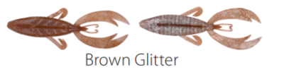 Приманка силиконовая Spro Komodo Clam Brown Glitter 9см