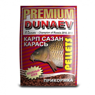 Прикормка Dunaev Ice Pellets 4мм 0,9кг