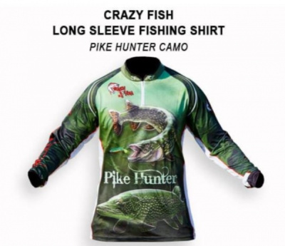 Джерси Crazy Fish Pike Hunter camo Джерси Crazy Fish Pike Hunter camo