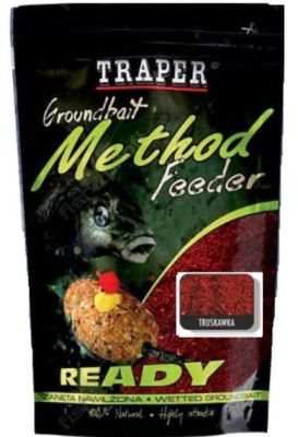 Прикормка Traper Method Feeder Ready Truskawka 750г