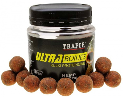 Бойлы Traper Ultra, 16mm, 100g, Konopie Бойлы Traper Ultra, 16mm, 100g, Konopie