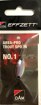 Блесна Dam FZ Pro Trout Spoon №1 2,25см 1,2г (Blue Silver)
