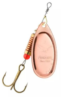 Блесна вращающаяся Mikado Focus Copper/00 №4 9г
