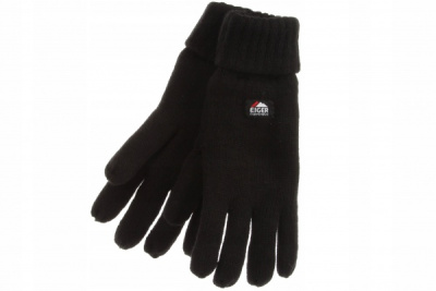 Перчатки Eiger Knitted Gloves Thinsulate Black, M (14502)