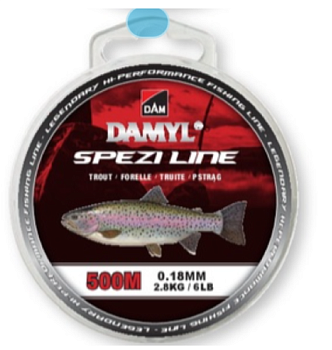 Леска Dam Damyl Spezi Line Trout 500м (0.18mm)