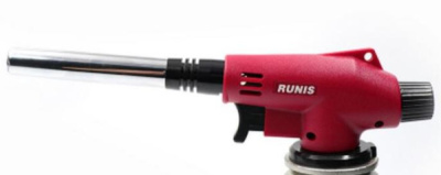 Горелка газовая Runis Premium P06 пьезо цанг Горелка газовая Runis Premium P06 пьезо цанг