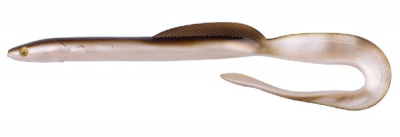Приманка силиконовая SPRO Hyper Eel, 26,5см, Black Back (2шт)