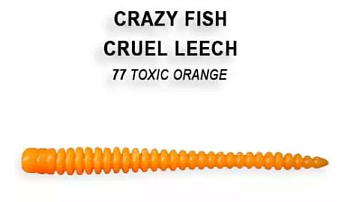 Приманка силиконовая Crazy Fish Cruel Leech 2.2" 5,5см (8-55-77-6)