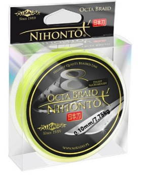 Плетеный шнур Mikado Nihonto Octa Braid Fluo 150м (0.10mm)
