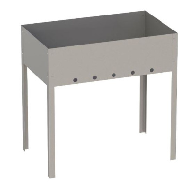 Мангал Helios Light сборный 400*240*400мм сталь 0,4мм Мангал Helios Light сборный 400*240*400мм сталь 0,4мм