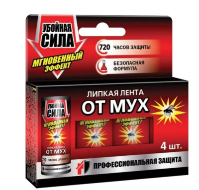 Липкая лента от мух Убойная сила Липкая лента от мух Убойная сила