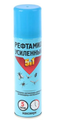 Репеллент Рефтамид Экстра Максимум 5 в 1 усиленный 150мл Репеллент Рефтамид Экстра Максимум 5 в 1 усиленный 150мл