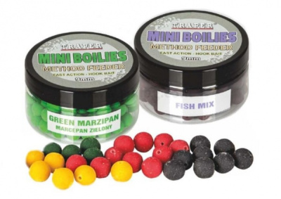 Бойлы - мини Traper Method Feeder Truskawka 9мм 50г